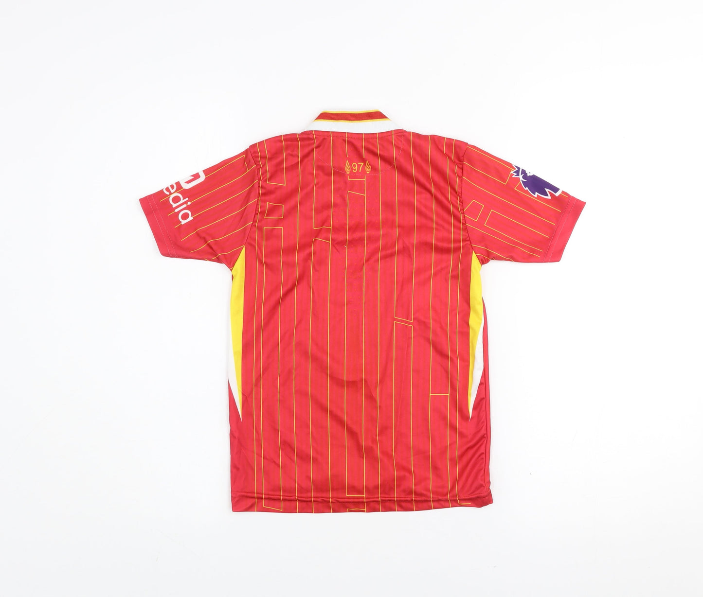 Nike Liverpool FC Boys Red Short Sleeve Collared Football Jersey 4 Years