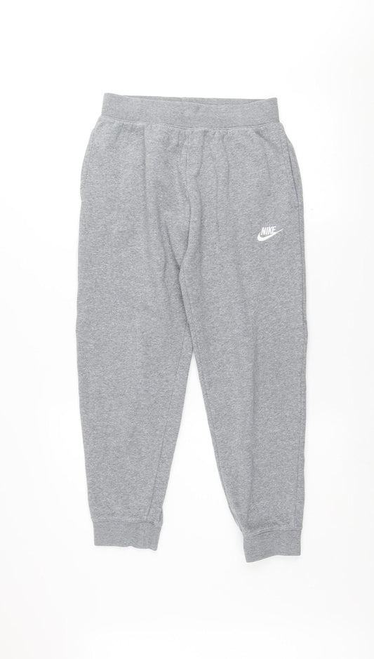 Nike Grey Teens L Jogger Sweatpants Fleece Active Trousers