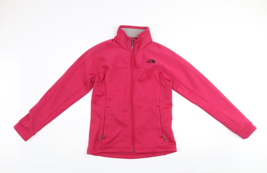 The North Face Womens Pink Full Zip Fleece Jacket Size S