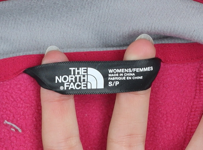 The North Face Womens Pink Full Zip Fleece Jacket Size S