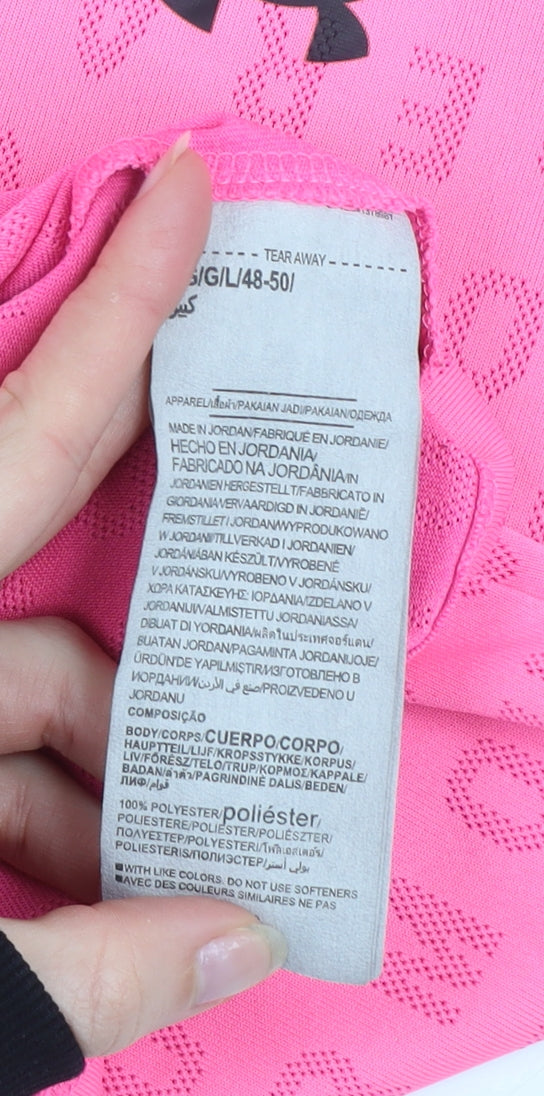 Under Armour Men’s Pink Lightweight T-Shirt L Gym Training Top