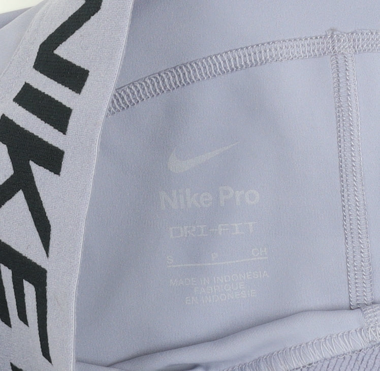 Nike Pro Womens Purple Compression Shorts Size S Dri-FIT Activewear