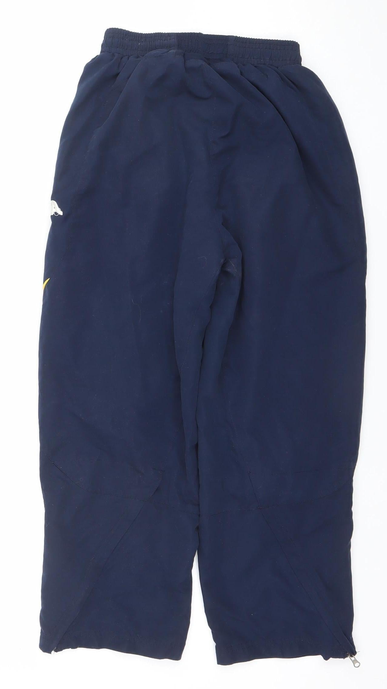 Stiga Boys Blue XS Track Pants Lightweight Polyester Sports Trousers