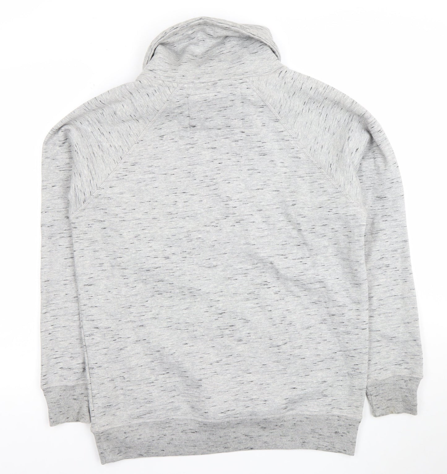 Pull & Bear Women's Grey Cowl Neck Pullover Hoodie Size S