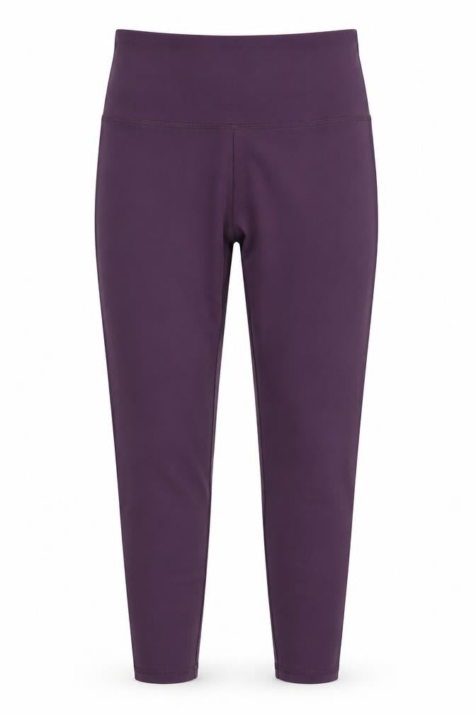 Zobha Womens Purple L Yoga Leggings Stretch Activewear Pants