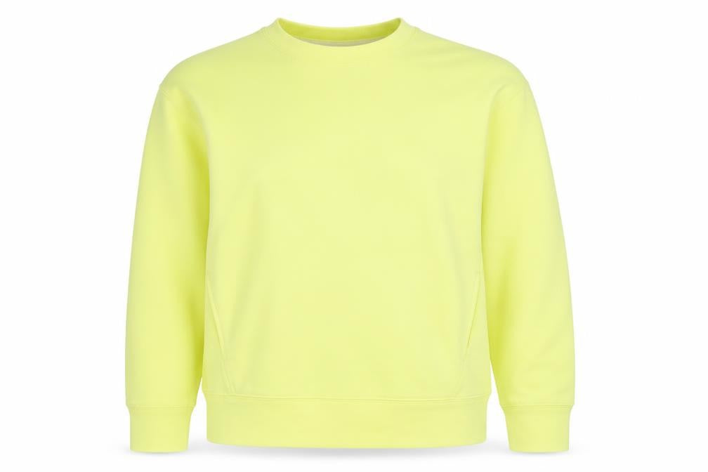 Dunnes Women Yellow Crew Neck Pullover Sweatshirt Size S