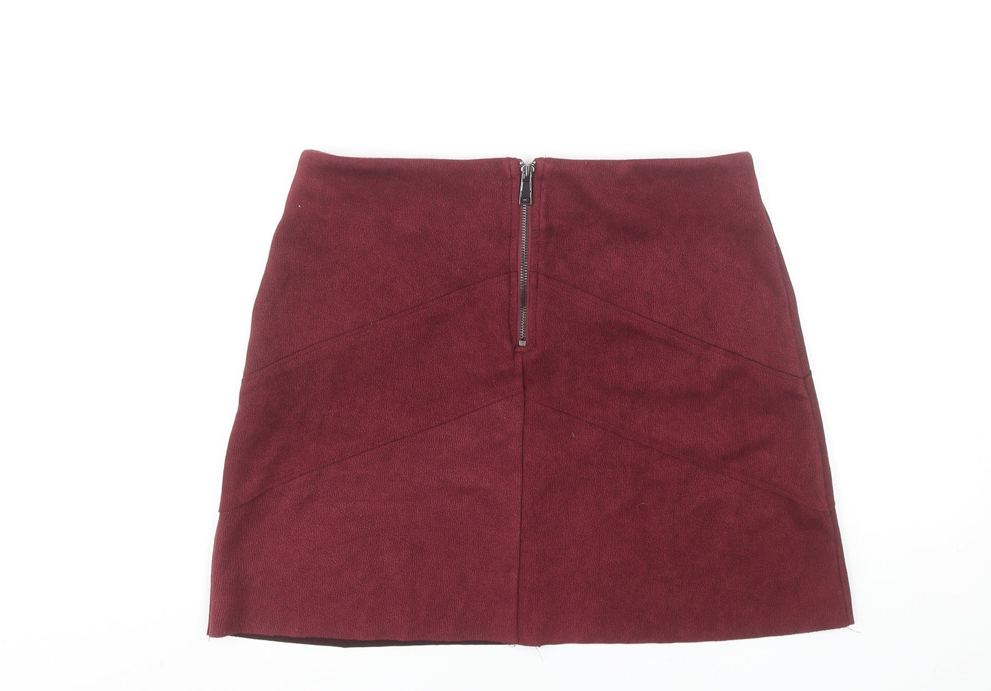 Vero Moda Women's Red Short Stretch Pencil Skirt M