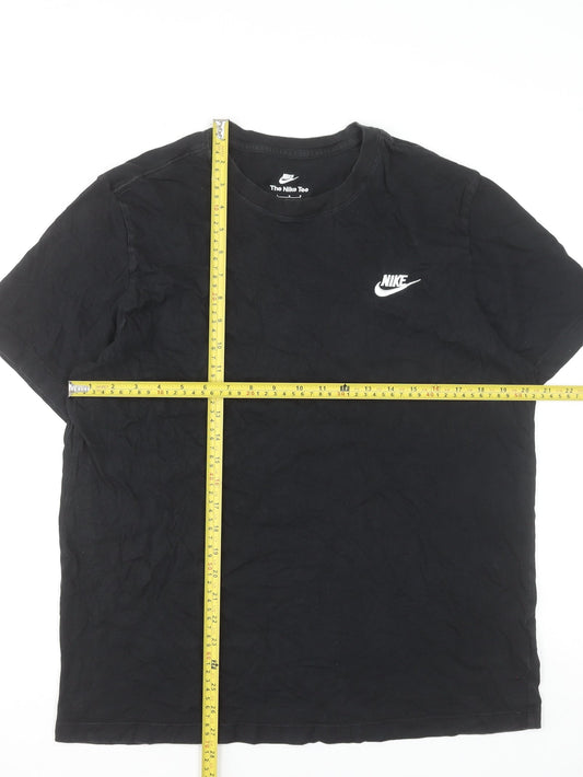 Nike Men's Black L Short Sleeve Crew Neck Sports T-Shirt