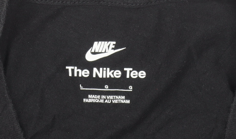 Nike Men's Black L Short Sleeve Crew Neck Sports T-Shirt