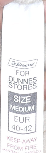 St. Bernard for Dunnes Stores Women's Beige Cropped Linen Trousers M