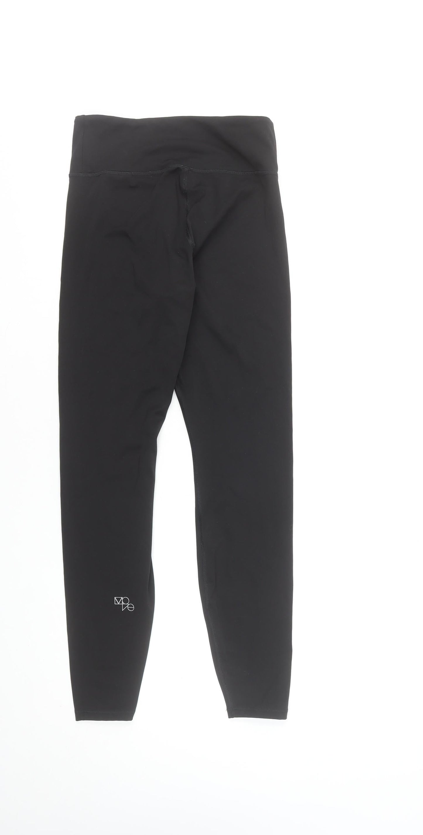 H&M Move Women’s Black Ankle Leggings Size 10 Stretch Slim Fit Activewear