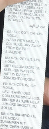 FatFace Women's Blue Long Sleeve Henley Jersey Top Size 10