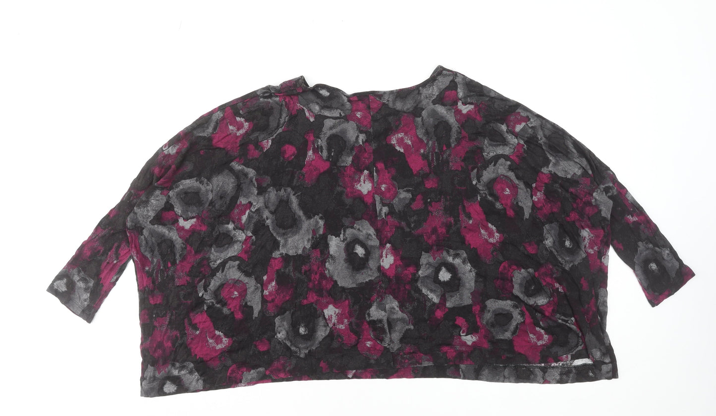 Marks and Spencer Women's Multicoloured Floral Tunic Blouse UK 12