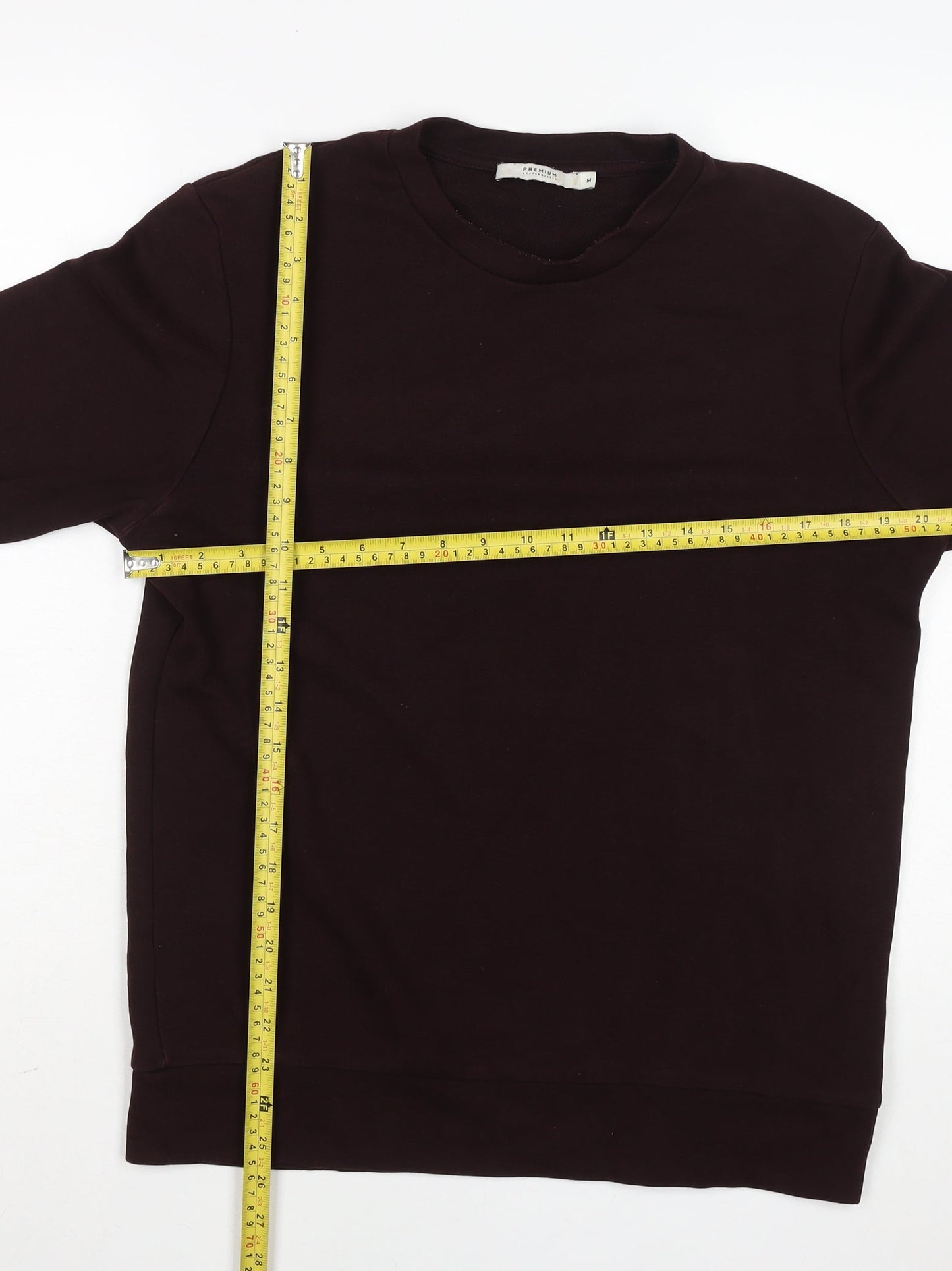 Jack & Jones Men's Brown Crew Neck Pullover Sweatshirt Size M