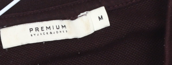 Jack & Jones Men's Brown Crew Neck Pullover Sweatshirt Size M