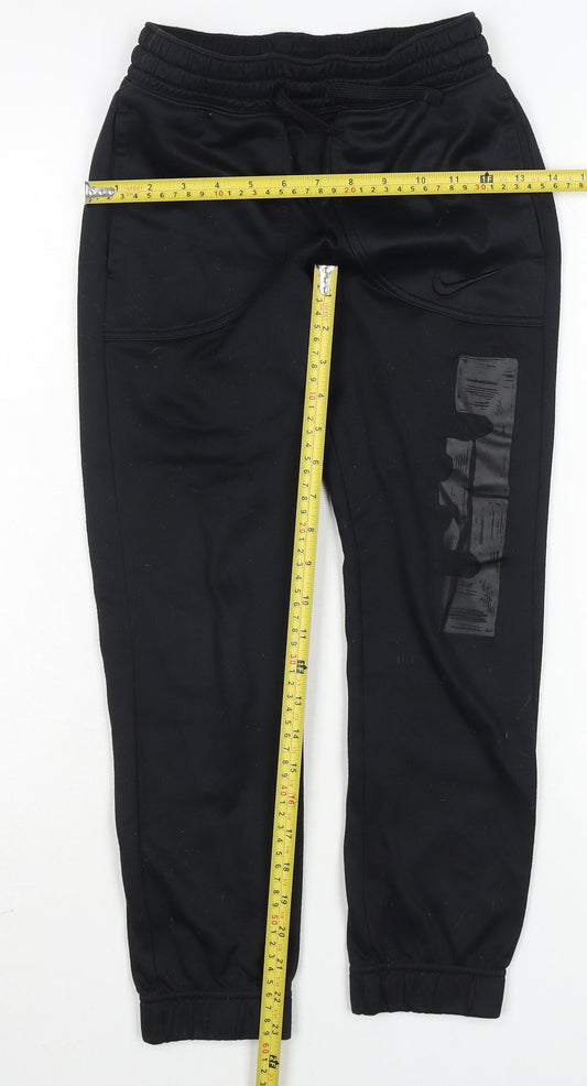 Nike Boys Black Dri-FIT Jogger Activewear Trousers Size M