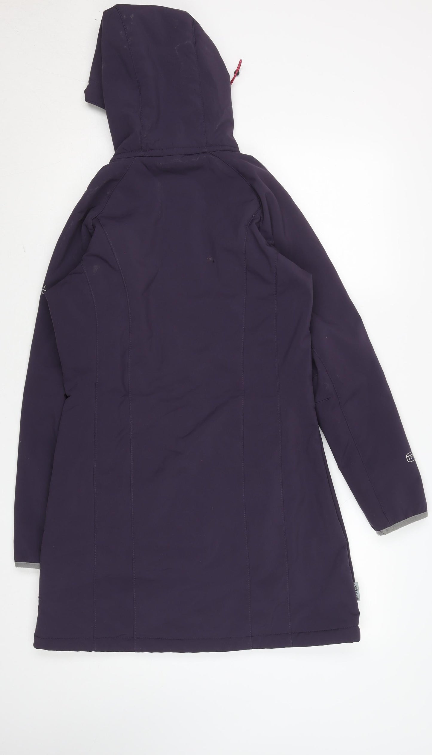 Trespass Women Purple Softshell Hooded Waterproof Jacket M 12