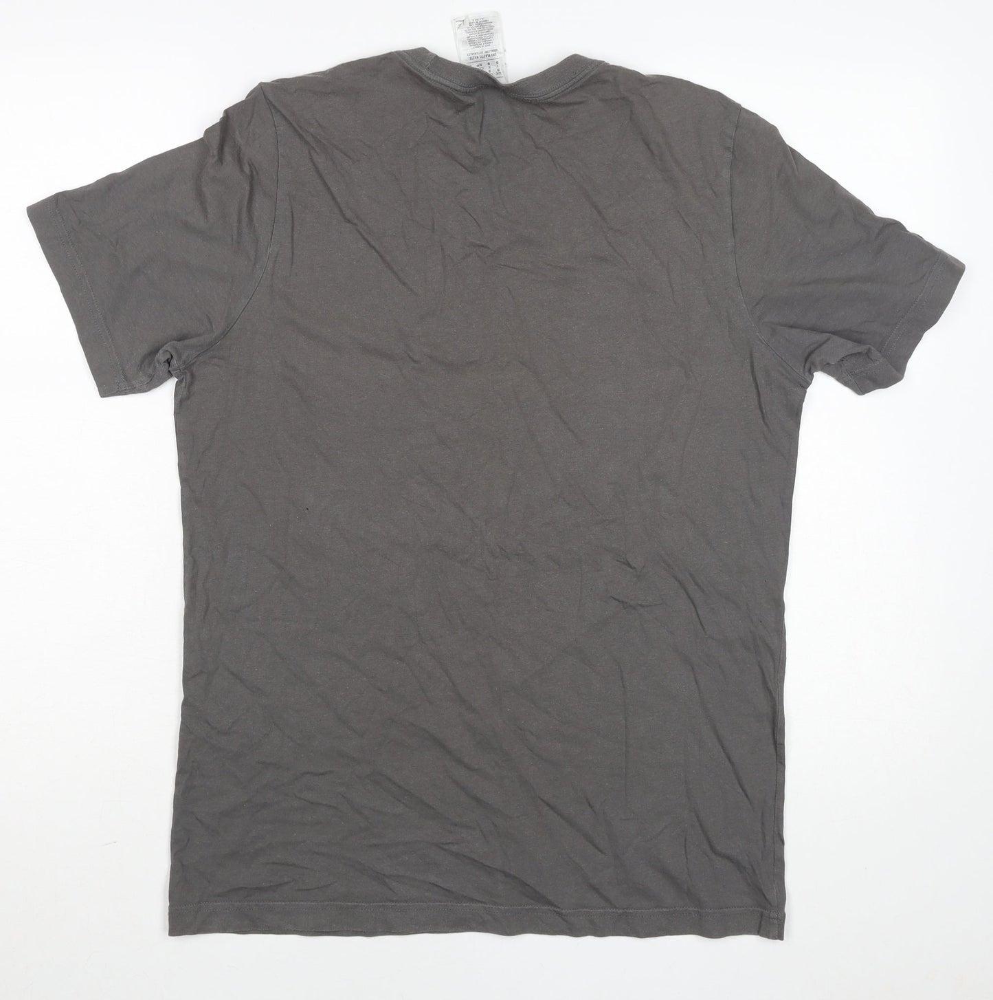 Mens UK Size S adidas Grey  Cotton T-Shirt