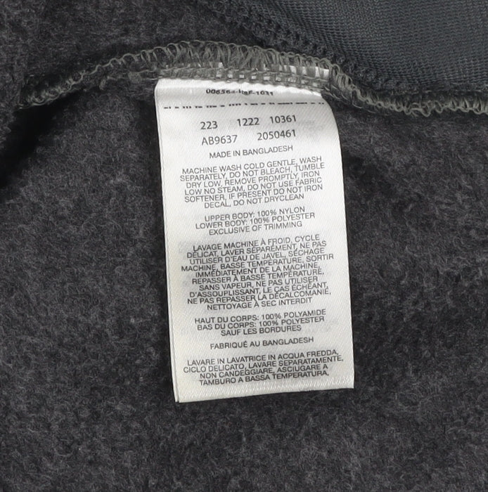 Columbia Men's Grey L Windbreaker Fleece Hooded Jacket Outdoor