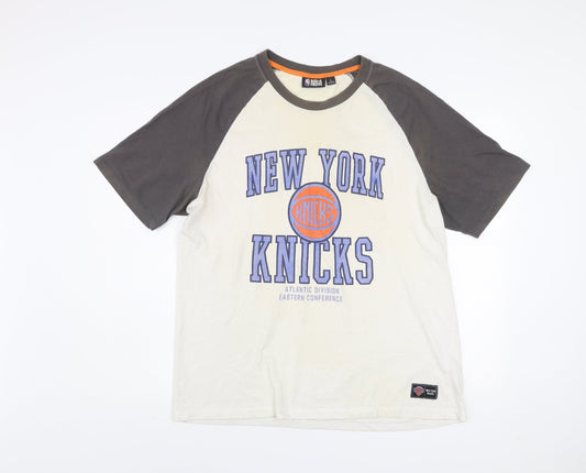 NBA Men’s Multicoloured New York Knicks Graphic T-Shirt L