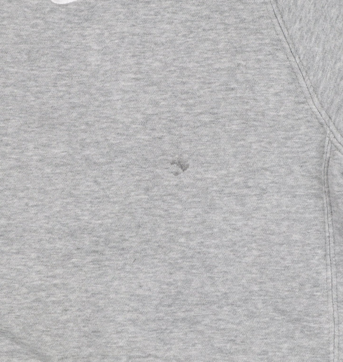 Nike Men's Grey Crew Neck Pullover Sweatshirt Size L Cotton Blend