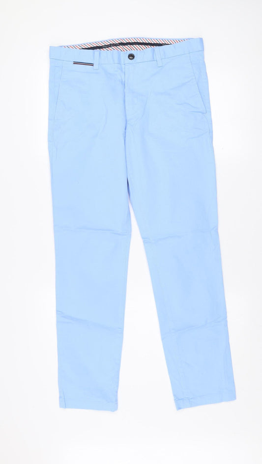 Tommy Hilfiger Men's Blue Slim Fit Chino Trousers 32/30