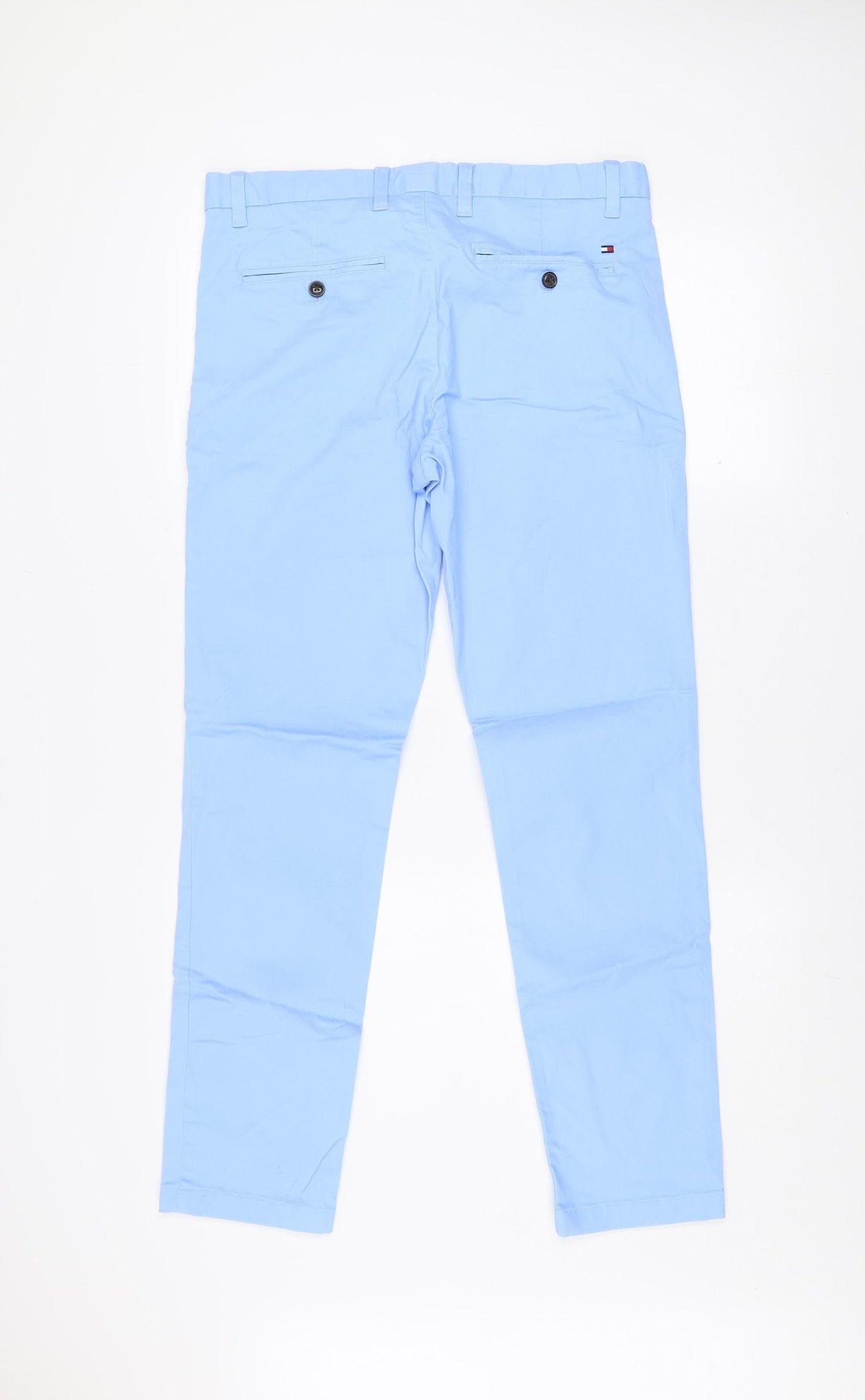 Tommy Hilfiger Men's Blue Slim Fit Chino Trousers 32/30