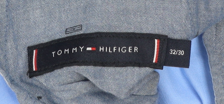 Tommy Hilfiger Men's Blue Slim Fit Chino Trousers 32/30
