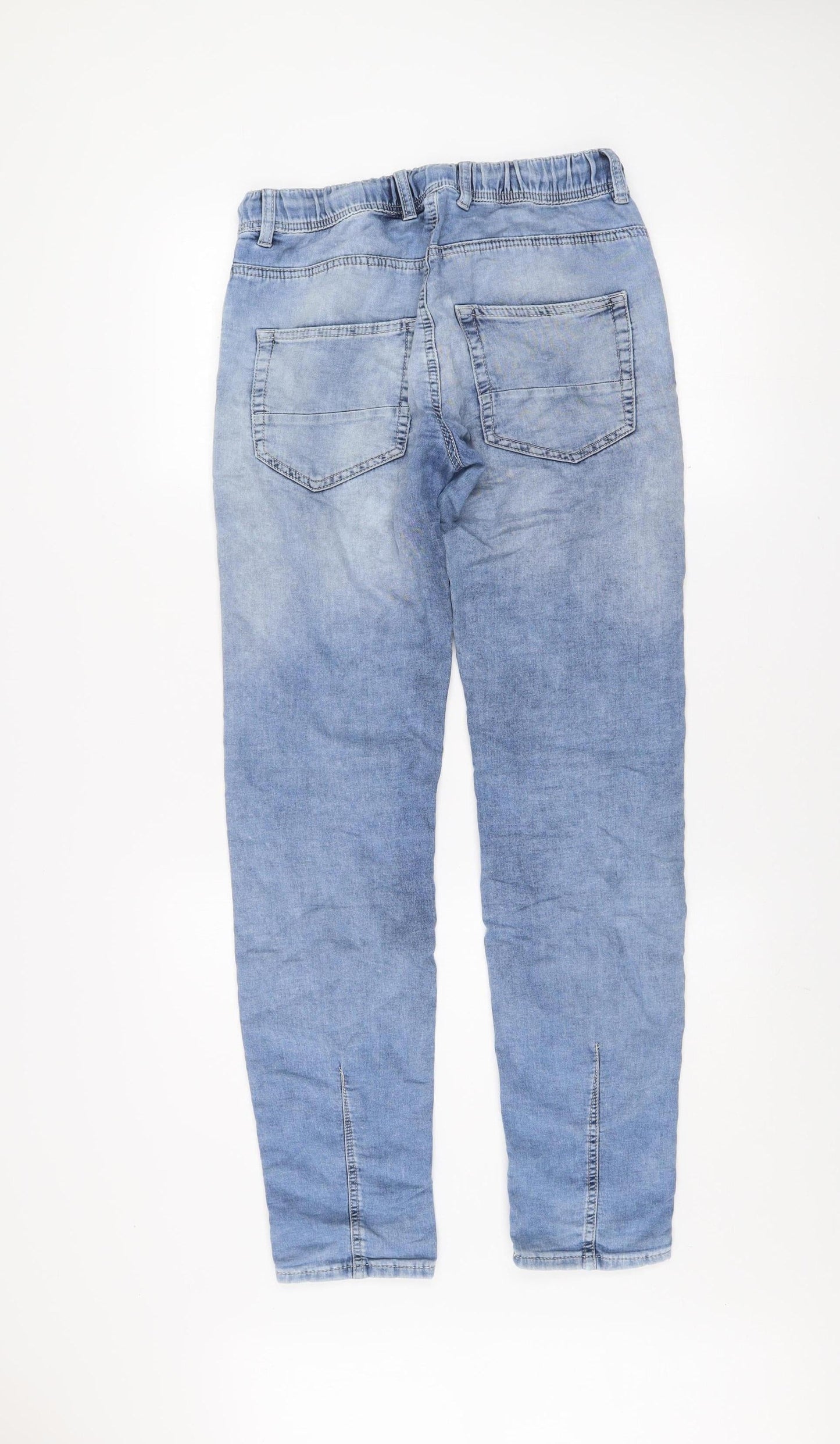 Celio Blue French Market Skinny Fit Light Blue Distressed Jeans Men EUR 36