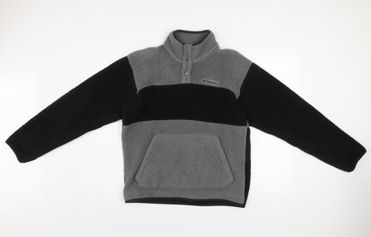 Columbia Men’s Grey Fleece Pullover Sweatshirt Size S