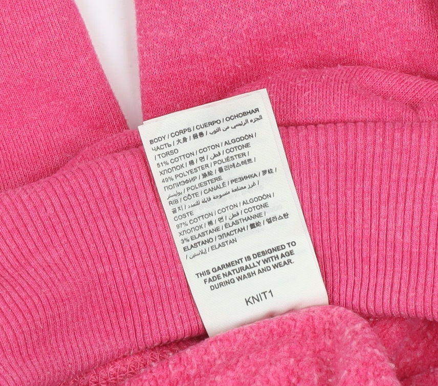 Superdry Womens Pink Slim Fit Jogger Sweatpants L Activewear