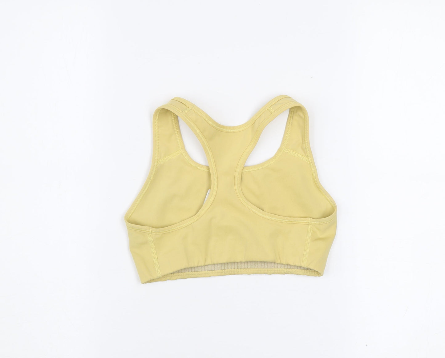 Nike Women’s Yellow Dri-FIT Sports Bra Small High Support Racerback