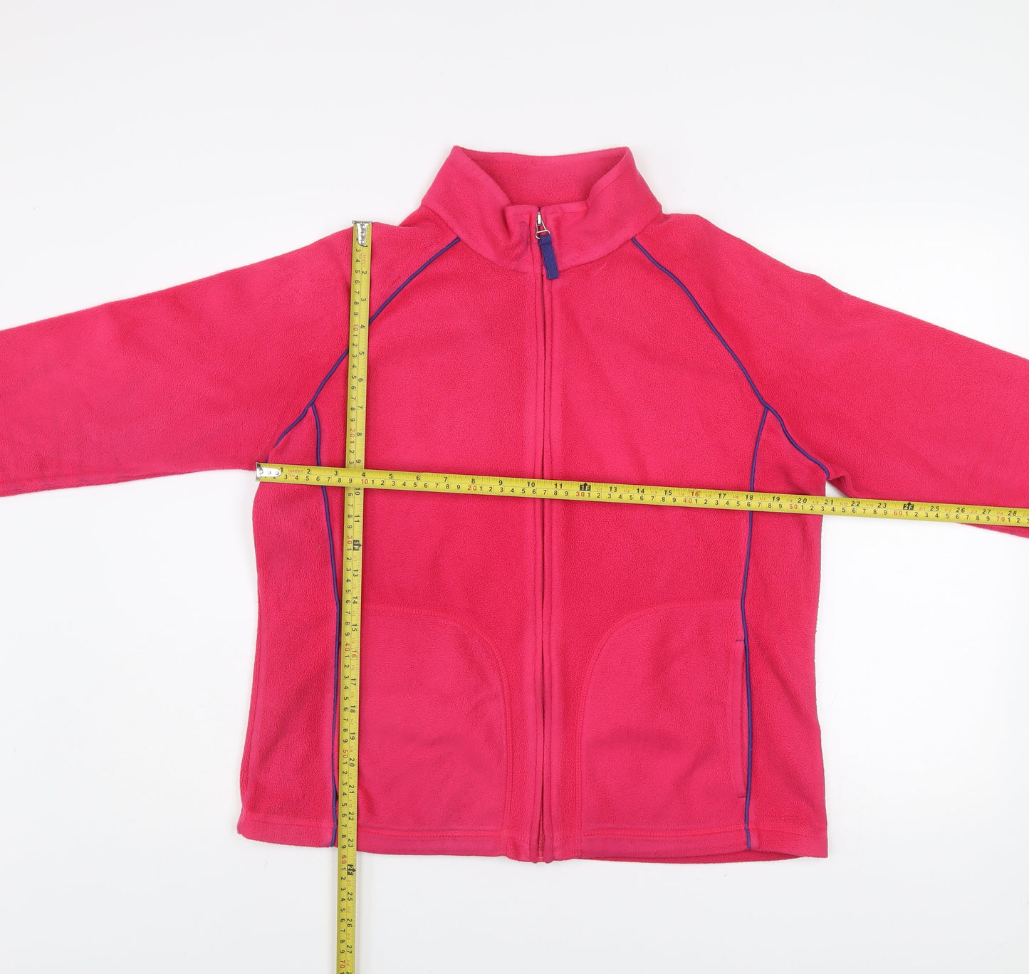 Dunnes Women’s Pink Fleece Full Zip Active Jacket Size 16