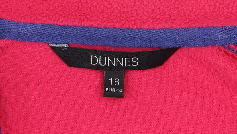 Dunnes Women’s Pink Fleece Full Zip Active Jacket Size 16
