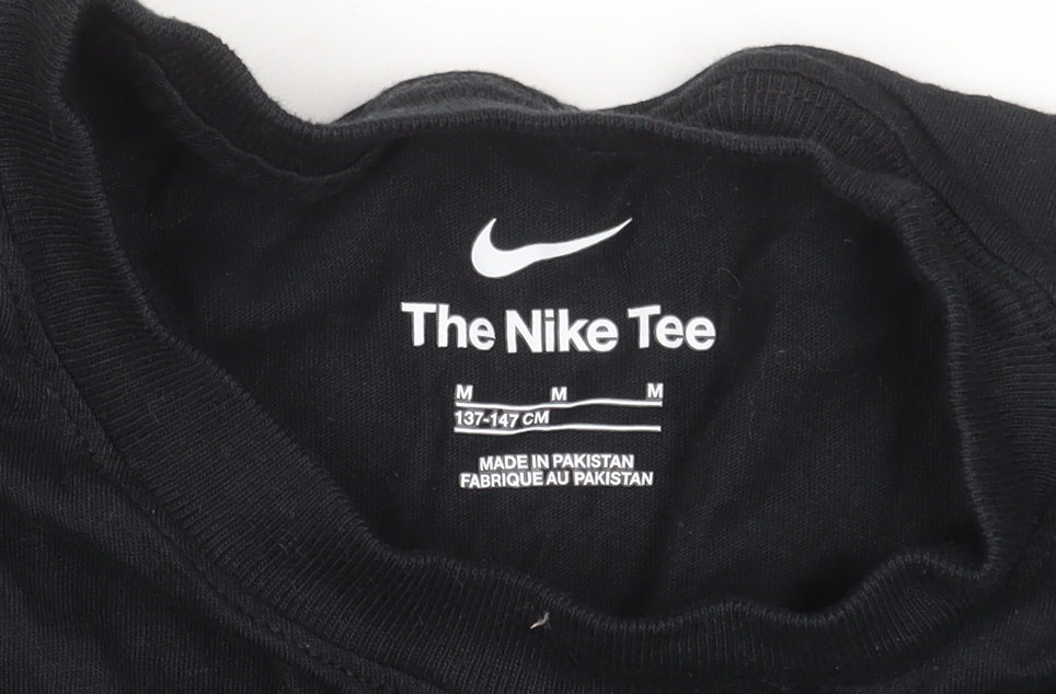 Nike Boys Black Liverpool FC Short Sleeve T-Shirt Size M 137-147cm