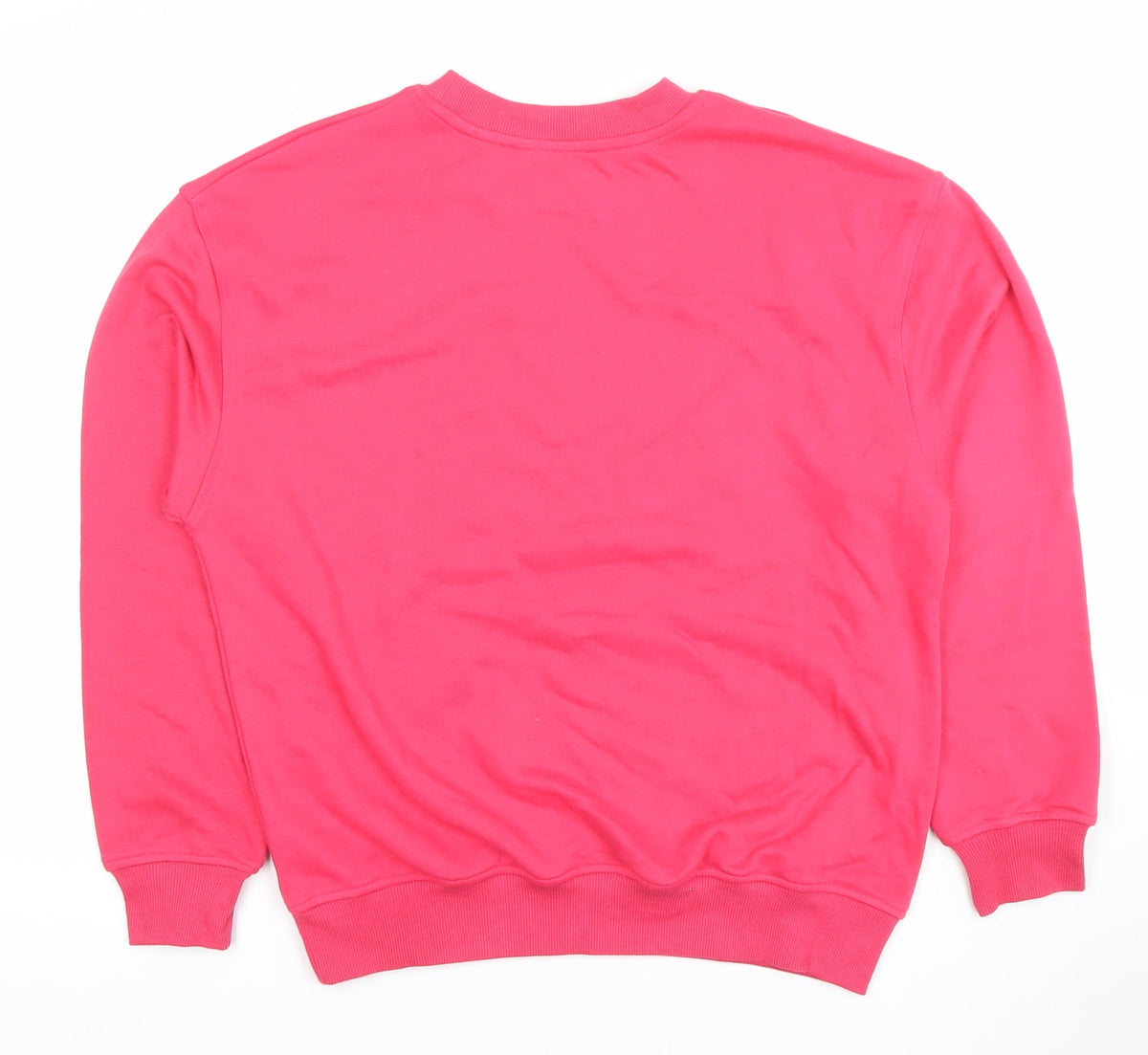 Close-up detail of Dunnes Women Pink XS Pullover Sweatshirt California LA Graphic Print