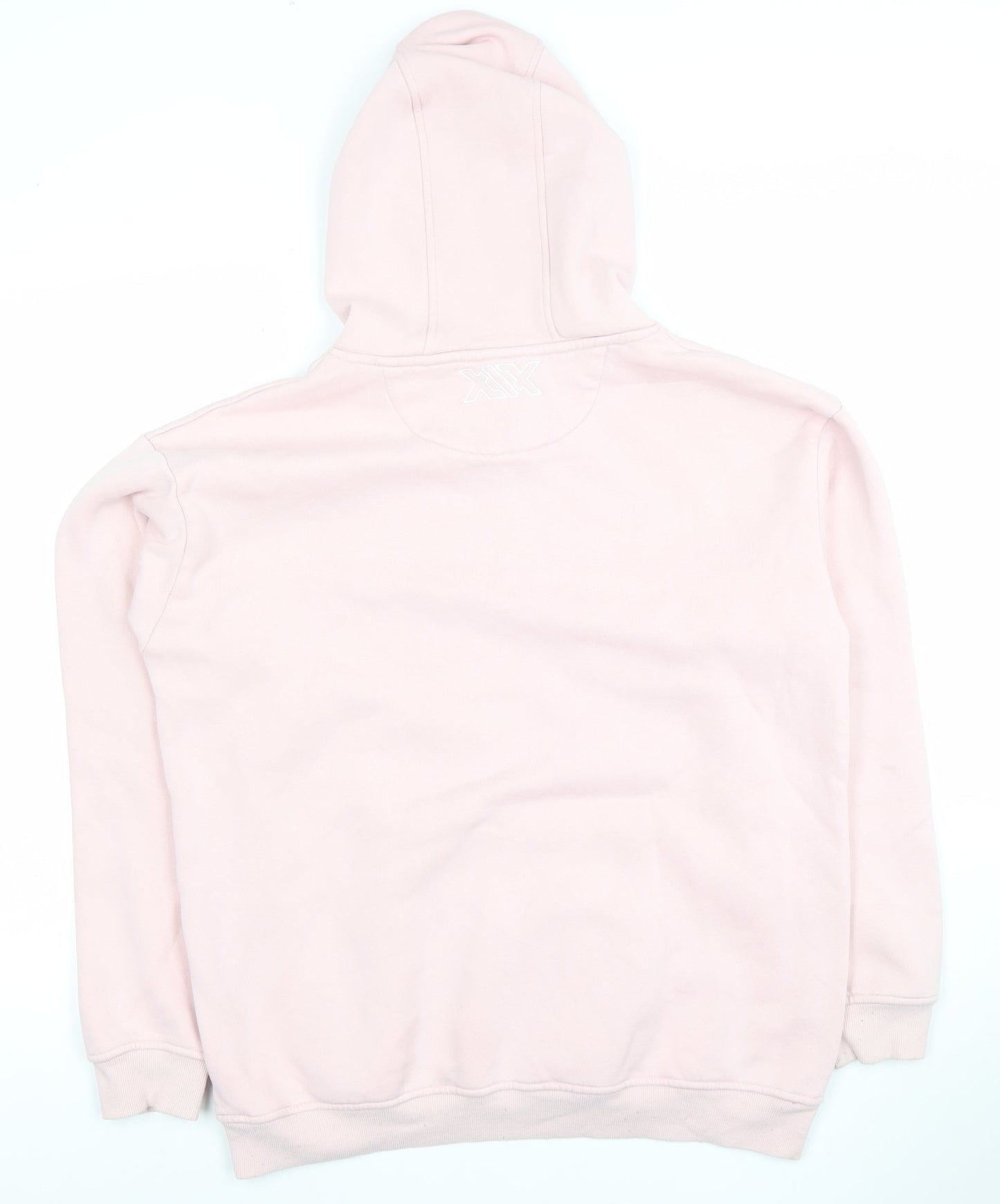 SDMN Womens Pink Pullover Hoodie Medium Cotton Blend Hooded Sweatshirt
