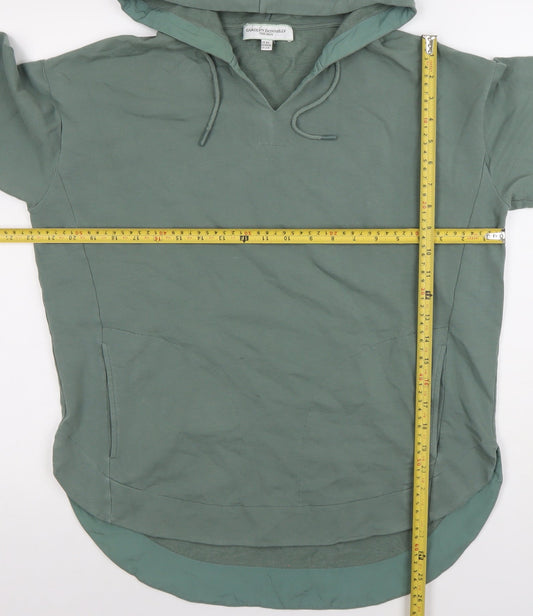 Carolyn Donnelly The Edit Women’s Green XS Pullover Hoodie Tunic
