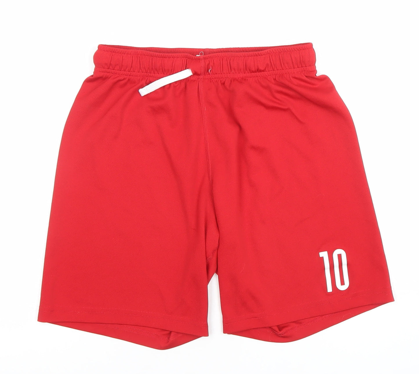 H&M Boys Red Athletic Sports Shorts 11-12 Years Quick Dry Performance