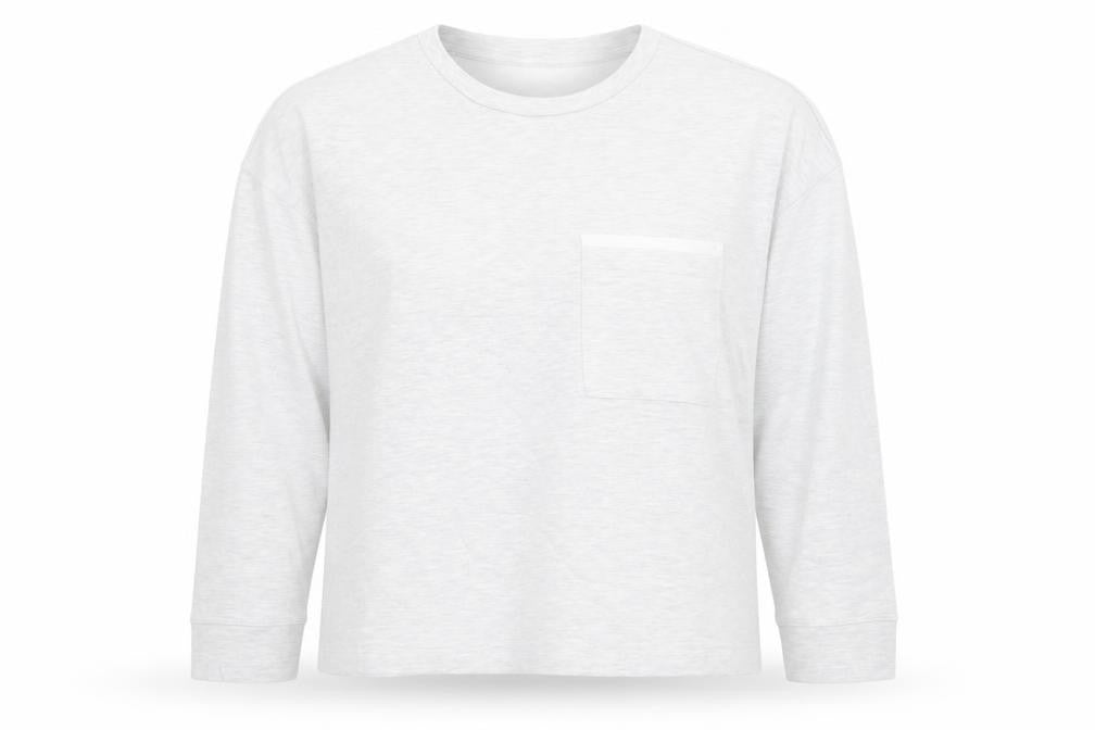 Dunnes Women’s Grey Long Sleeve Basic Jersey T-Shirt Size 16