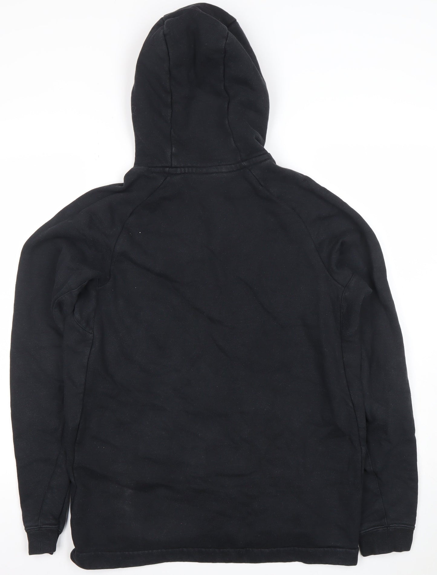 Nike Men's Black Pullover Hoodie Medium Fleece Logo Sweatshirt