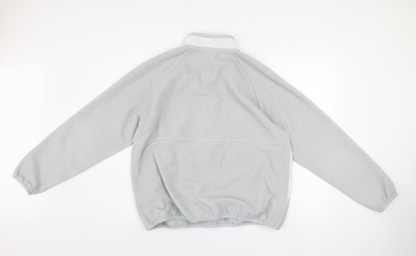 Puma Men's Grey Fleece 1/4 Zip Pullover Sweatshirt XL Golf Logo