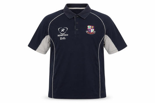 Rugbytech Men's Blue Polo Shirt L Sports Team Karmann Volkswagen