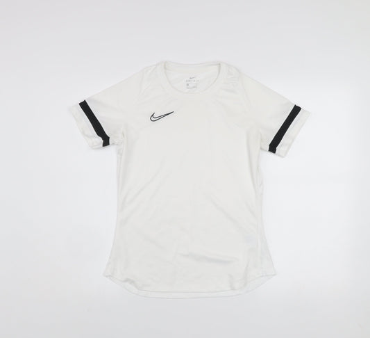 Nike Men’s White Dri-FIT Short Sleeve Sports T-Shirt Size S