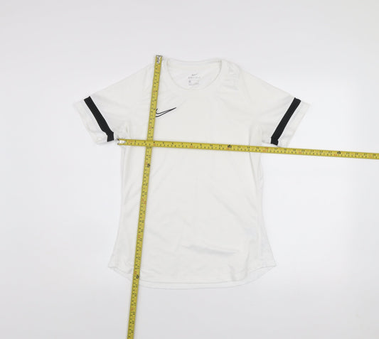 Nike Men’s White Dri-FIT Short Sleeve Sports T-Shirt Size S