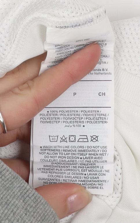 Nike Men’s White Dri-FIT Short Sleeve Sports T-Shirt Size S