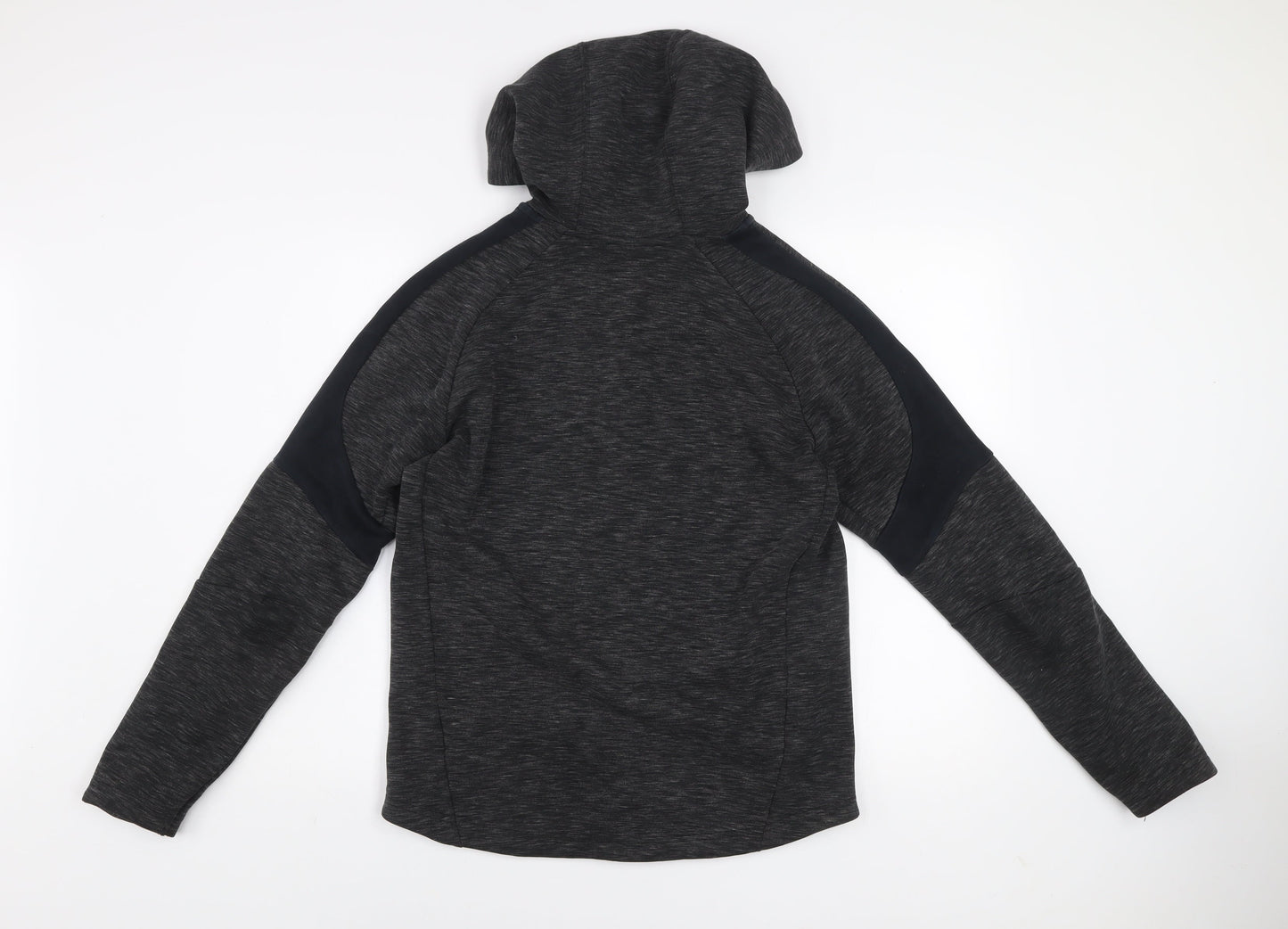 Puma Womens Grey Small Hooded Full Zip Activewear Track Jacket