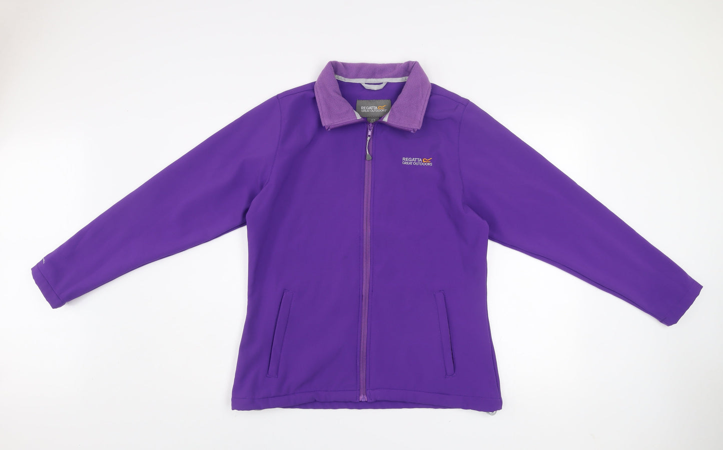 Regatta Womens Purple Softshell Jacket UK 14 Wind-Resistant Outdoor