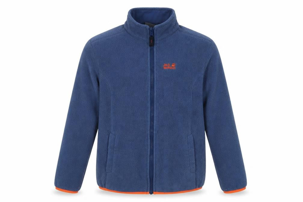 Jack Wolfskin Boys Blue Fleece Full Zip Jacket 16 Years Outdoor Hiking