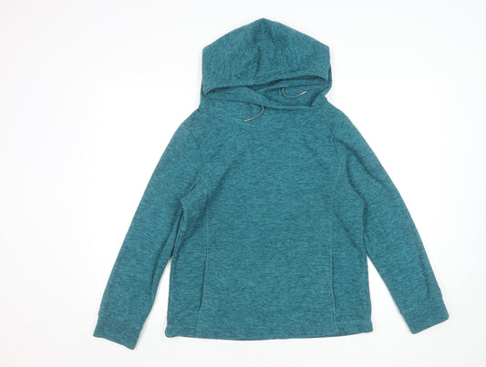 Regatta Women's Teal Hooded Pullover Hoodie UK 10 Polyester Outdoor